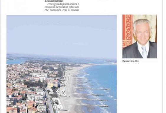 Beniamino Piro, President of the Development Agency created by the Mayor of Venice, illustrates the strategies to re-launch abandoned brownfields at the Lido of Venice. 