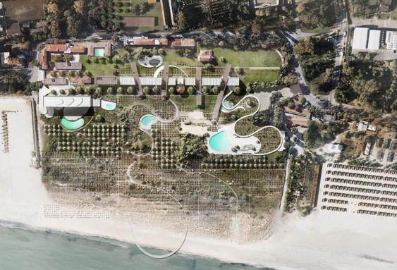 Presented the recovery plan of the former sea-hospital of the Lido of Venice